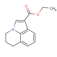 124730-53-6 Ethyl 5,6-dihydro-4H-pyrrolo[3,2,1-ij]quinoline-1-carboxylate chemical structure