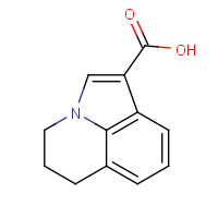 124730-56-9 5,6-Dihydro-4H-pyrrolo[3,2,1-ij]quinoline-1-carboxylic acid chemical structure