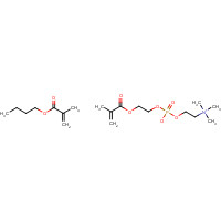 125275-25-4 2-[(2-methylacryloyl)oxy]ethyl 2-(trimethylammonio)ethyl phosphate- butyl 2-methylprop-2-enoate(1:1) chemical structure