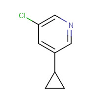 1256803-11-8 3-chloro-5-cyclopropylpyridine chemical structure