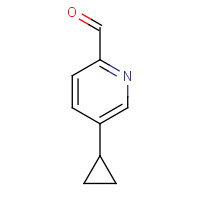 1256825-21-4 5-cyclopropylpicolinaldehyde chemical structure