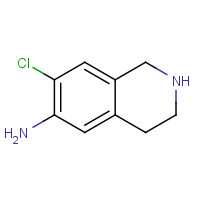 1259326-52-7 7-Chloro-1,2,3,4-tetrahydroisoquinolin-6-amine chemical structure