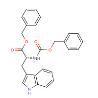 126496-81-9 N-[(Phenylmethoxy)carbonyl]-D-tryptophan phenylmethyl ester chemical structure