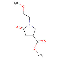 1272755-99-3 methyl 1-(2-Methoxyethyl)-2-oxopyrrolidine-4-carboxylate chemical structure