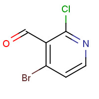 128071-84-1 4-Bromo-2-chloropyridine-3-carboxaldehyde chemical structure
