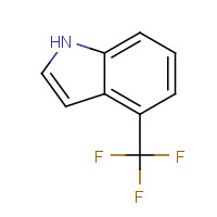 128562-95-8 4-(TRIFLUOROMETHYL)-1H-INDOLE chemical structure