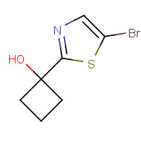 1312534-98-7 1-(5-BroMo-thiazol-2-yl)-cyclobutanol chemical structure