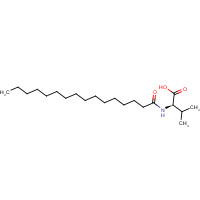 132869-86-4 N-Hexadecanoyl-D-valine chemical structure