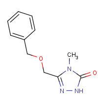 1338226-20-2 3-((Benzyloxy)methyl)-4-methyl-1H-1,2,4-triazol-5(4H)-one chemical structure