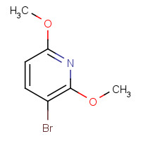 13445-16-4 3-bromo-2,6-dimethoxypyridine chemical structure