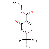 134653-81-9 Ethyl 6-(tert-butyl)-4-oxo-4H-pyran-3-carboxylate chemical structure