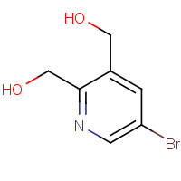 1356330-71-6 (5-bromopyridine-2,3-diyl)dimethanol chemical structure