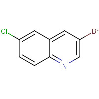 13669-65-3 3-BROMO-6-CHLOROQUINOLINE chemical structure