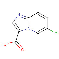138642-97-4 6-chloroimidazo[1,2-a]pyridine-3-carboxylic acid chemical structure