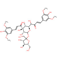 139891-98-8 (3-sinapoyl)fructofuranosyl-(6-sinapoyl)glucopyranoside chemical structure