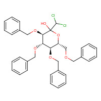 140658-50-0 2,3,4,6-Tetra-O-benzyl-1-C-dichloromethyl-D-glucopyranose chemical structure