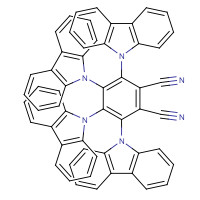 1416881-51-0 3,4,5,6-tetrakis(carbazol-9-yl)-1,2-dicyanobenzene chemical structure