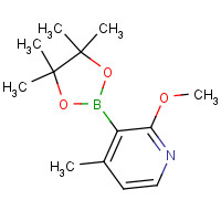 1420998-43-1 2-METHOXY-4-METHYL-3-(4,4,5,5-TETRAMETHYL-1,3,2-DIOXABOROLAN-2-YL)PYRIDINE chemical structure