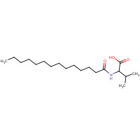 14379-30-7 3-methyl-2-(tetradecanoylamino)butanoic acid chemical structure