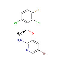 1448326-33-7 (S)-5-Bromo-3-(1-(2,6-dichloro-3-fluorophenyl)ethoxy)pyridin-2-amine chemical structure