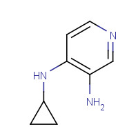 146950-68-7 N4-CYCLOPROPYLPYRIDINE-3,4-DIAMINE chemical structure