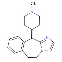 147083-36-1 11-(1-Methylpiperidin-4-ylidene)-6,11-dihydro-5H-benzo[d]iMidazo[1,2-a]azepine chemical structure