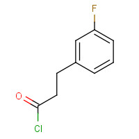 148960-31-0 Benzenepropanoyl chloride, 3-fluoro- chemical structure