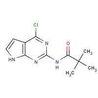149765-15-1 N-(4-Chloro-7H-pyrrolo[2,3-d]pyrimidin-2-yl)-2,2-dimethylpropionamide chemical structure
