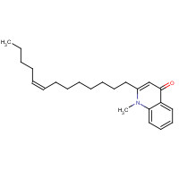 15266-38-3 (Z)-1-Methyl-2-(tridec-8-en-1-yl)quinolin-4(1H)-one chemical structure