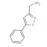 154016-47-4 (5-phenylisoxazol-3-yl)methylamine chemical structure