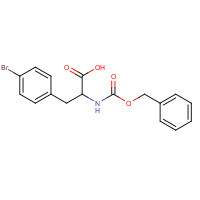 158069-49-9 2-{[(benzyloxy)carbonyl]amino}-3-(4-bromophenyl)propanoic acid chemical structure