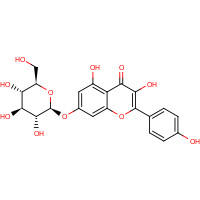 16290-07-6 Kaempferol 7-b-D-glucopyranoside chemical structure