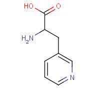 1740-24-5 2-Amino-3-(pyridin-3-yl)propanoic acid chemical structure