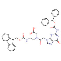 186046-83-3 fmoc-pna-g(bhoc)-oh chemical structure