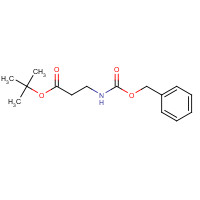 18605-26-0 tert-Butyl 3-(((benzyloxy)carbonyl)amino)propanoate chemical structure