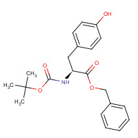 19391-35-6 Boc-L-tyrosine benzyl ester chemical structure
