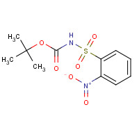 198572-71-3 N-Boc-2-nitrobenzenesulfonamide chemical structure