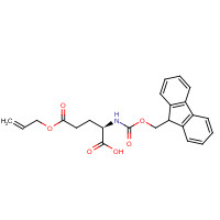 204251-33-2 FMOC-D-GLU(OALL)-OH chemical structure