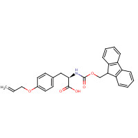204269-35-2 N-alpha-(9-Fluorenylmethyloxycarbonyl)-O-allyl-D-tyrosine chemical structure