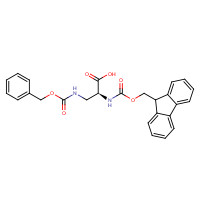 204316-36-9 Fmoc-Dap(Z)-OH chemical structure