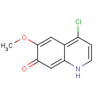 205448-31-3 4-chloro-6-methoxyquinolin-7-ol chemical structure