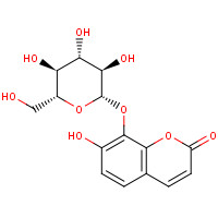 20853-56-9 Daphnetin-8-glucoside chemical structure