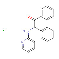 22905-27-7 2-Phenyl-2-(2-pyridylamino)acetophenone, hydrochloride chemical structure