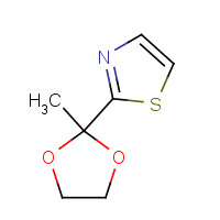 24295-06-5 2-(2-Methyl-1,3-dioxolan-2-yl)thiazole chemical structure