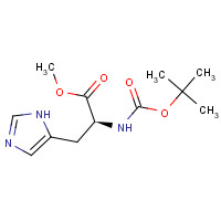 2488-14-4 Nalpha-Boc-L-histidine methyl ester chemical structure