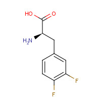 249649-08-6 3,4-difluoro-d-phenylalanine chemical structure