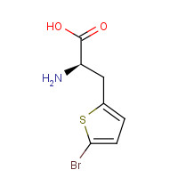 264903-54-0 (R)-2-Amino-3-(5-bromothiophen-2-yl)propanoic acid chemical structure