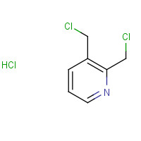 27221-49-4 2,3-bis(chloromethyl)pyridine hydrochloride chemical structure
