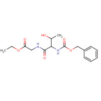 27482-74-2 ethyl 2-[[3-hydroxy-2-(phenylmethoxycarbonylamino)butanoyl]amino]acetate chemical structure