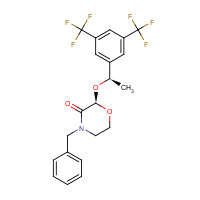 287930-75-0 (R)-4-benzyl-2-((R)-1-(3,5-bis(trifluoromethyl)phenyl)ethoxy)morpholin-3-one chemical structure